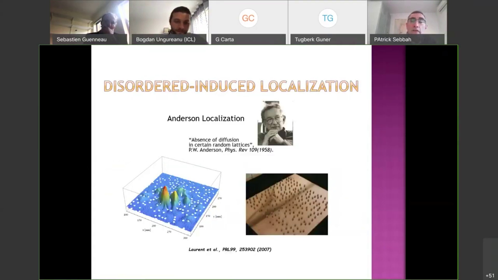 Slide 9/109 at 07:09: Tugberk Guner PAtrick Sebbah
