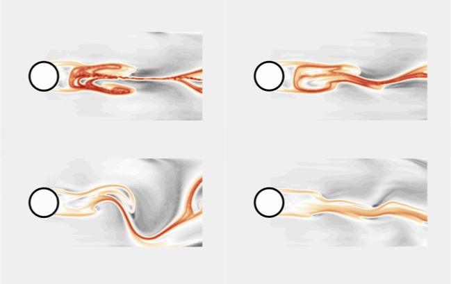 Vortex dynamics in an oscillating flow